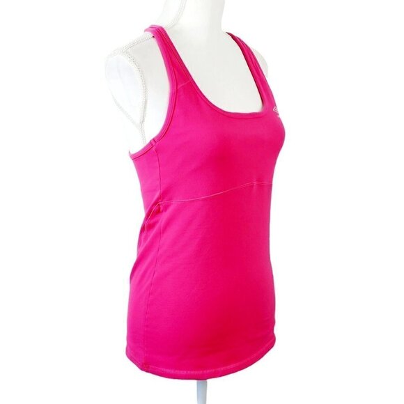 Umbro Racerback Tank Pink Size Medium Built In Bra Thick Fabric Athletic Gym - Picture 3 of 11